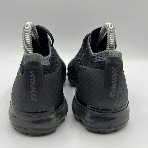 Nike Air Vapormax Flyknit Triple Black Grey Womens Size 6.5 Running 849557-006 - Picture 7 of 11
